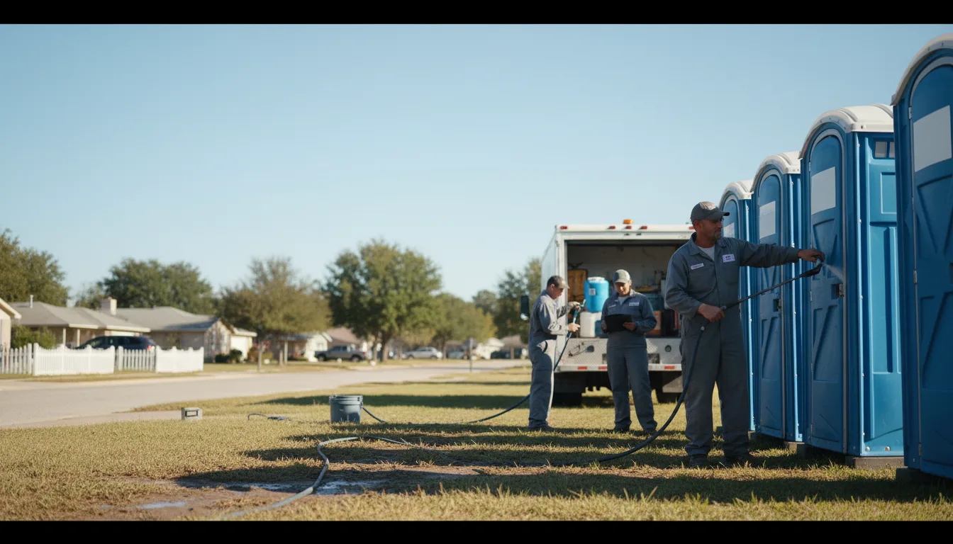 Long-Term Portable Toilet Rental in Stoy, IL near me